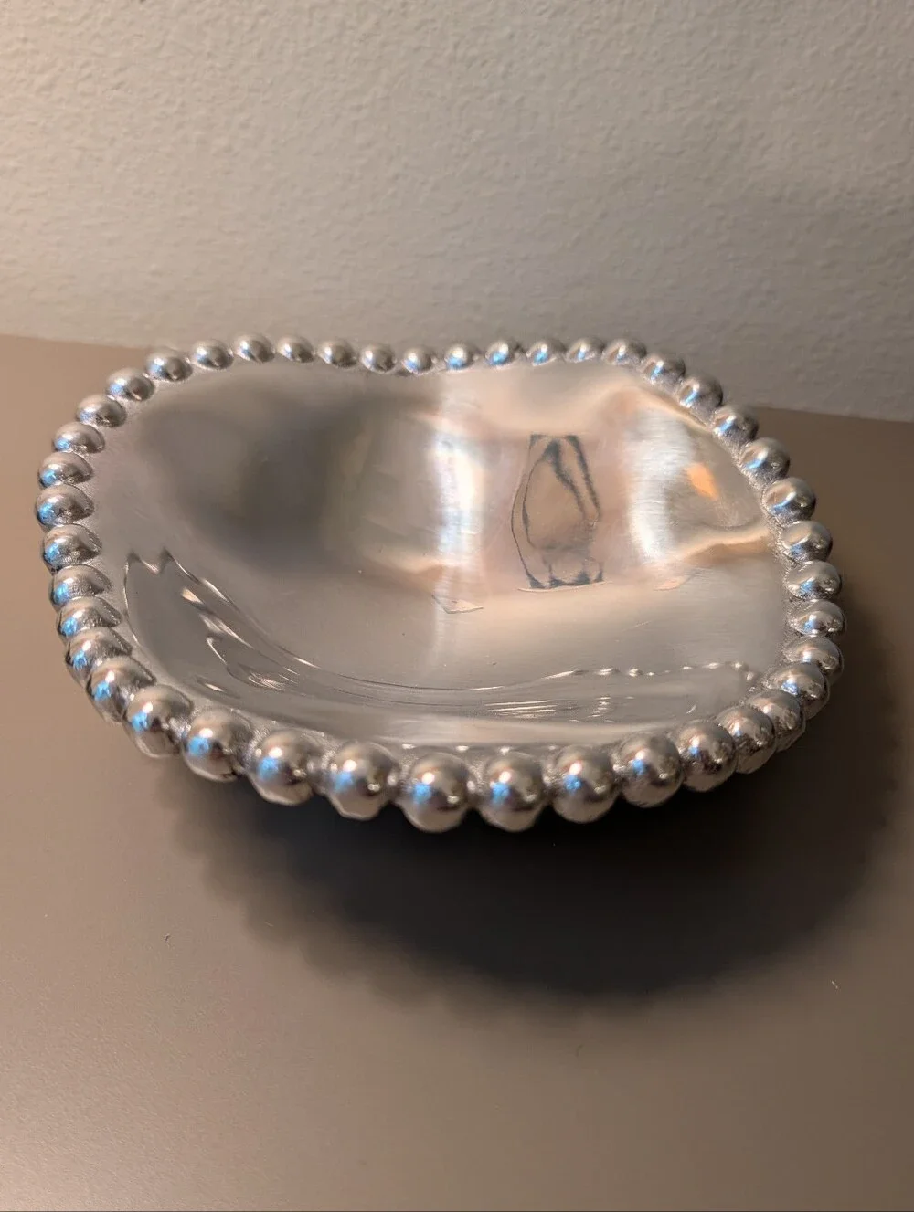 wavy MARIPOSA bead pearled edge bowl